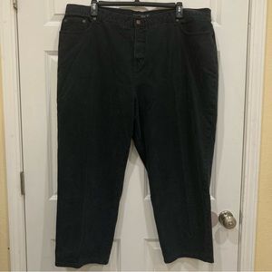 Venezia Sz 20 petite vintage 100% cotton faded black jeans lane Bryant 108050